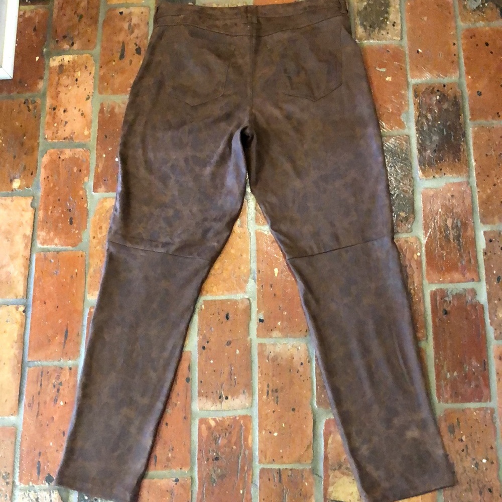 Rewash faux worn leather high rise pants sz11 - Picture 7 of 10
